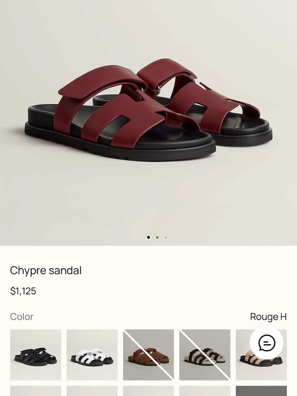 Hermes Chypre Sandals size 39 - Picture 5 of 7